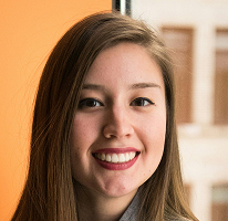 CFO Victoria Lawson, leader of a financial trading company, in a portrait
